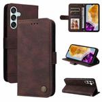 For Samsung Galaxy M15 5G / F15 5G Skin Feel Life Tree Metal Button Leather Phone Case(Brown)