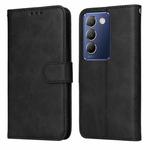 For vivo Y100 IDN / Y200e 5G Global Classic Calf Texture Flip Leather Phone Case(Black)