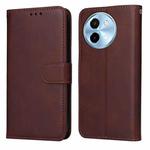 For vivo Y38 5G / T3x 5G Global Classic Calf Texture Flip Leather Phone Case(Brown)
