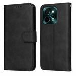 For vivo Y28 4G Global Classic Calf Texture Flip Leather Phone Case(Black)