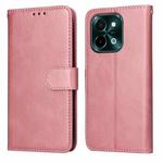 For vivo Y28 4G Global Classic Calf Texture Flip Leather Phone Case(Rose Gold)