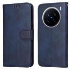 For vivo X200 Pro Classic Calf Texture Flip Leather Phone Case(Blue)