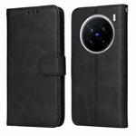 For vivo X200 Pro Classic Calf Texture Flip Leather Phone Case(Black)