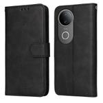 For vivo S20 Classic Calf Texture Flip Leather Phone Case(Black)