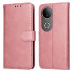 For vivo S20 Classic Calf Texture Flip Leather Phone Case(Rose Gold)