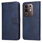 For vivo Y29 4G Classic Calf Texture Flip Leather Phone Case(Blue)