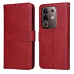 For vivo Y29 4G Classic Calf Texture Flip Leather Phone Case(Red)