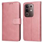 For vivo Y29 4G Classic Calf Texture Flip Leather Phone Case(Rose Gold)