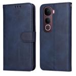 For vivo Y400 Pro 5G / V40e / iQOO Z9s Classic Calf Texture Flip Leather Phone Case(Blue)
