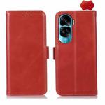 For Honor 90 Lite 5G / X50i Crazy Horse Top Layer Cowhide Leather Phone Case(Red)