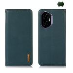 For Honor 400 KHAZNEH Nappa Top Layer Cowhide Leather Phone Case(Green)