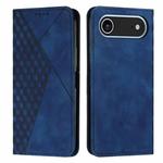For iPhone 17 Air Diamond Splicing Skin Feel Magnetic Leather Phone Case(Blue)
