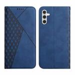 For Samsung Galaxy S23 FE 5G Diamond Splicing Skin Feel Magnetic Leather Phone Case(Blue)