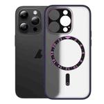 For iPhone 13 Pro Dial Plate Magsafe Phone Case(Purple)