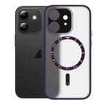 For iPhone 12 Dial Plate Magsafe Phone Case(Purple)