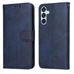 For Samsung Galaxy M15 5G / F15 5G Classic Calf Texture Flip Leather Phone Case(Blue)