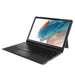 TA08B-AS Pivot Backlight Lower Pen Slot Bluetooth Keyboard Leather Case For Samsung Galaxy Tab A8 10.5/X205/X200(Black)