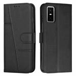 For Infinix GT 30 Pro Stitching Calf Texture Buckle Leather Phone Case(Black)