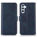 For Samsung Galaxy S24 5G Cow Texture Leather Phone Case(Blue)