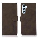 For Samsung Galaxy A15 KHAZNEH Matte Texture Leather Phone Case(Brown)