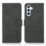 For Samsung Galaxy S24+ 5G KHAZNEH Matte Texture Leather Phone Case(Green)