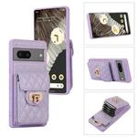For Google Pixel 7 Card Slot Leather Phone Case(Purple)