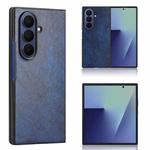 For Samsung Galaxy Z Fold7 5G Litchi Texture Back Cover Phone Case(Blue)