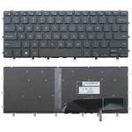 For Dell 5510 M5510 15-7558 7568 XPS 15-9550 US Version Laptop Keyboard(Black)