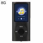 1.8 inch TFT Screen Metal MP4 Player With 8G TF Card+Earphone+Cable(Black)