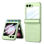 For Samsung Galaxy Z Flip5 GKK Integrated Magnetic Full Coverage Folding Phone Case(Matcha Green)