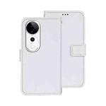 For vivo V40 5G idewei Crazy Horse Texture Leather Phone Case(White)