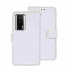 For Xiaomi Poco F5 Pro 5G idewei Crazy Horse Texture Leather Phone Case(White)