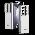 For Samsung Galaxy Z Fold5 GKK Integrated Ultra-thin Sliding Camshield Flip Phone Case(Silver)
