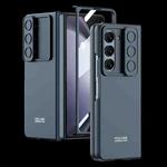 For Samsung Galaxy Z Fold5 GKK Integrated Ultra-thin Sliding Camshield Flip Phone Case(Green)