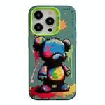 For iPhone 12 Pro Animal Pattern Oil Painting Series PC + TPU Phone Case(Colorful Bear)