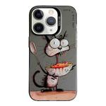 For iPhone 11 Pro Max Animal Pattern Oil Painting Series PC + TPU Phone Case(Eating Rat)