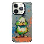 For iPhone 11 Pro Max Animal Pattern Oil Painting Series PC + TPU Phone Case(Wrath Duck)