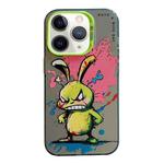 For iPhone 11 Pro Max Animal Pattern Oil Painting Series PC + TPU Phone Case(Rabbit)