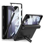 For Samsung Galaxy Z Fold5 GKK Integrated Magnetic Full Coverage Phone Flip Case with Pen Box(Black)