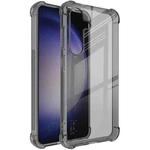 For Samsung Galaxy S24 5G imak Shockproof Airbag TPU Phone Case(Transparent Black)