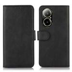 For Realme C67 4G Cow Texture Flip Leather Phone Case(Black)