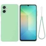 For Samsung Galaxy A06 5G Pure Color Liquid Silicone Shockproof Phone Case(Green)