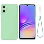 For Samsung Galaxy A07 4G Solid Color Liquid Silicone Dropproof Full Coverage Phone Case(Green)