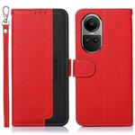 For OPPO Reno10 / Reno10 Pro Global KHAZNEH Litchi Texture Leather RFID Phone Case(Red)