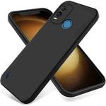 For Nokia G11 Plus Pure Color Liquid Silicone Shockproof Phone Case(Black)