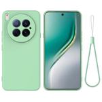 For Tecno Camon 40 Premier 5G Solid Color Liquid Silicone Dropproof Full Coverage Phone Case(Green)