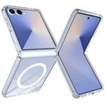 For Samsung Galaxy Z Flip7 5G MagSafe Transparent Acrylic Phone Case