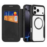 For iPhone 17 Pro Max DUX DUCIS Skin X Pro Series Magsafe PC + TPU Phone Leather Case(Black)