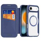 For iPhone 17 Air DUX DUCIS Skin X Pro Series Magsafe PC + TPU Phone Leather Case(Blue)