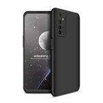 For OPPO Realme 6 GKK Three Stage Splicing Full Coverage PC Protective Case(Black)